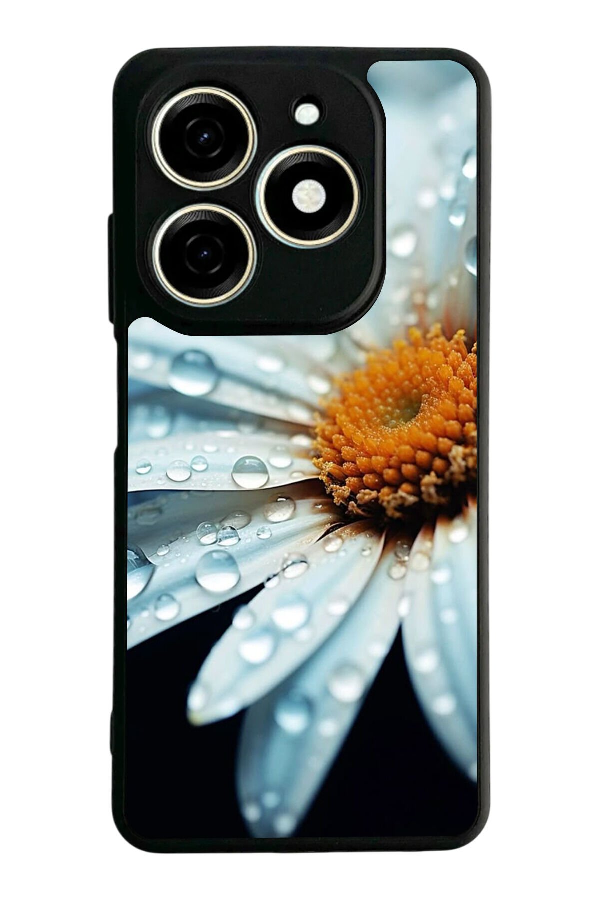 Infınıx Smart 8 Pro Uyumlu Cicek Tasarımlı Glossy Premium Kılıf