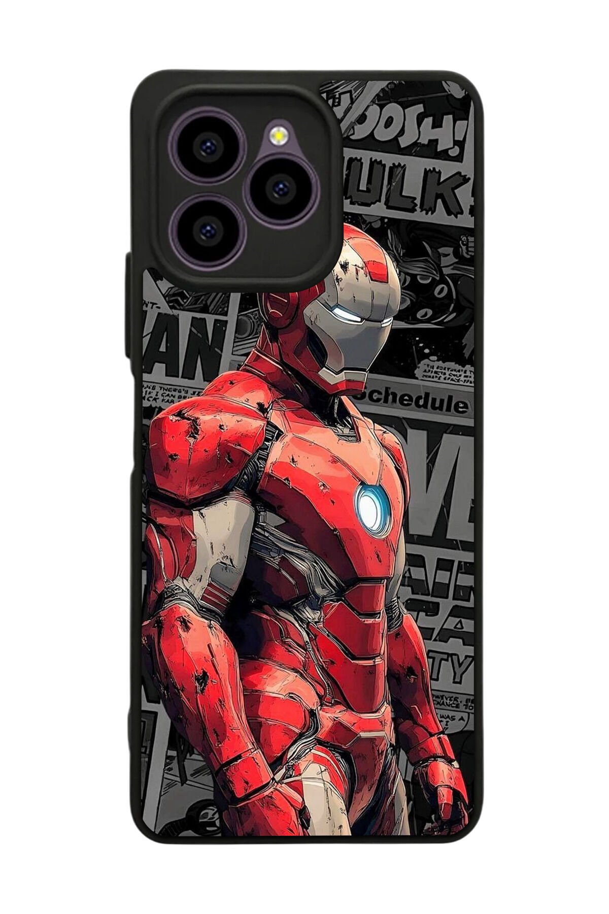 Omix X6 Uyumlu Iron Man ( Demir Adam ) Tasarımlı Glossy Premium Kılıf