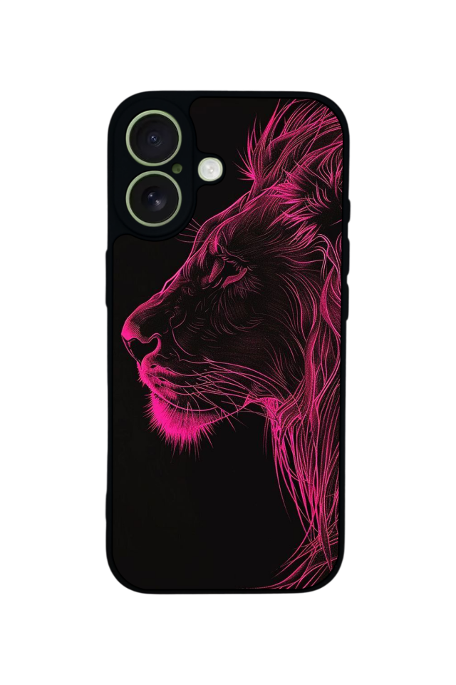 iPhone 17 Uyumlu Aslan Tasarımlı Glossy Premium Kılıf