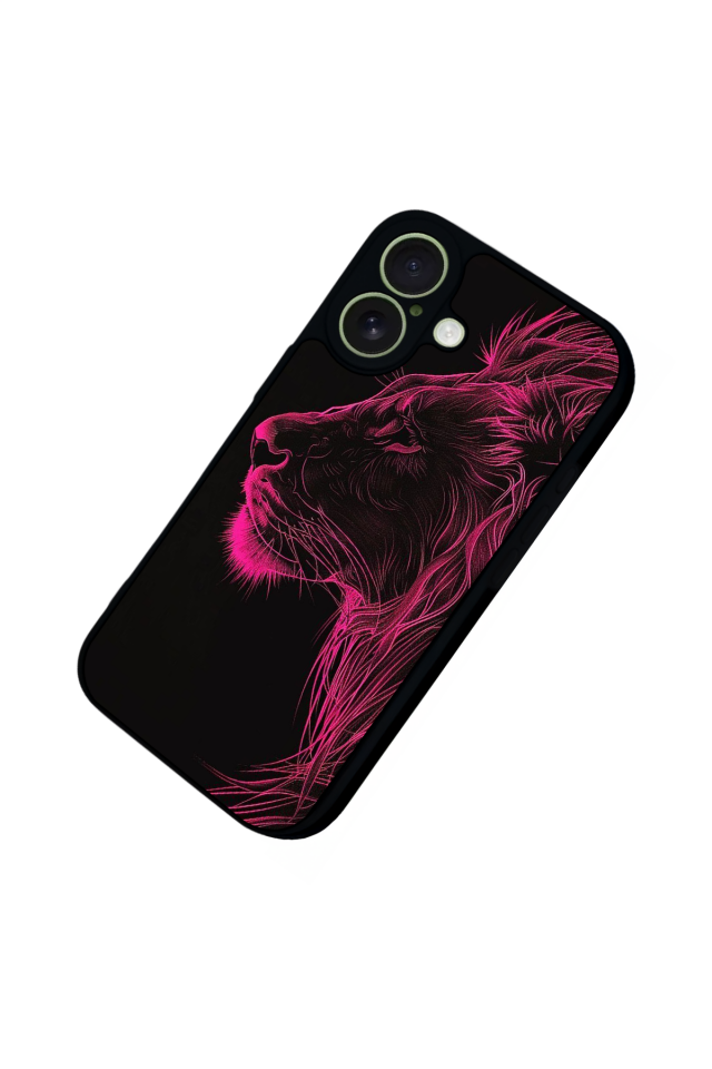 iPhone 17 Uyumlu Aslan Tasarımlı Glossy Premium Kılıf