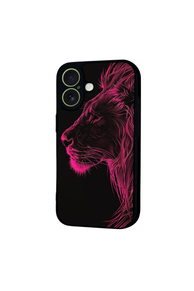 iPhone 17 Uyumlu Aslan Tasarımlı Glossy Premium Kılıf