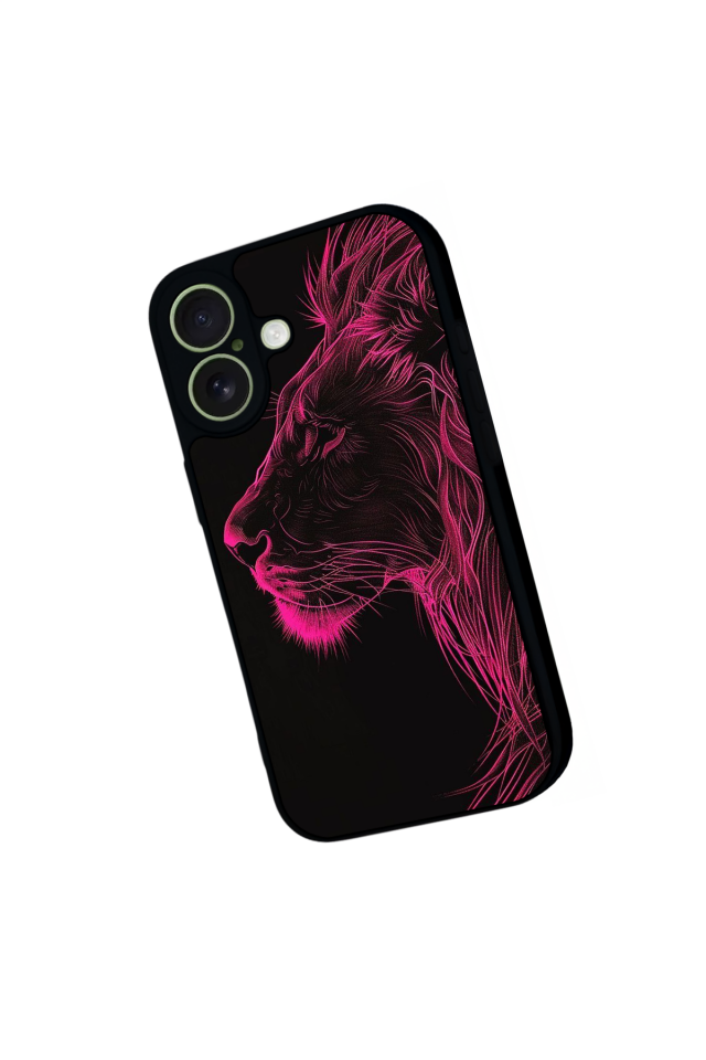 iPhone 17 Uyumlu Aslan Tasarımlı Glossy Premium Kılıf