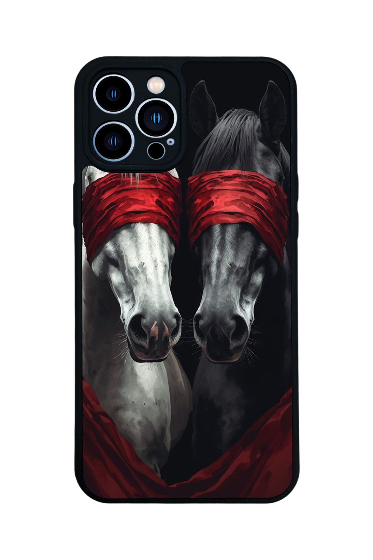 iPhone 12 Pro Max Uyumlu At Horse Tasarımlı Glossy Premium Kılıf