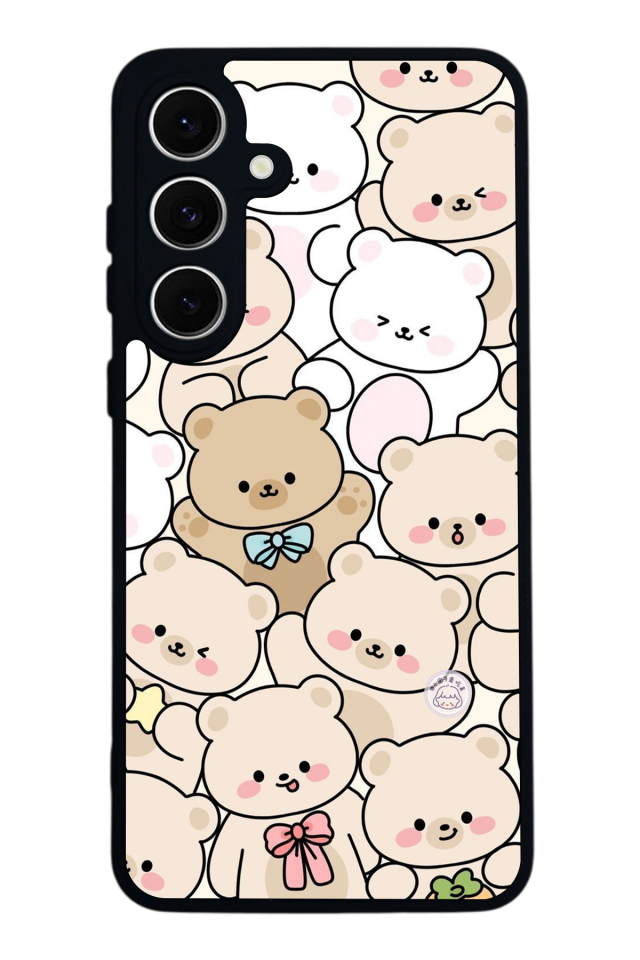 Samsung Galaxy A16 Uyumlu Ayı Tasarımlı Glossy Premium Kılıf