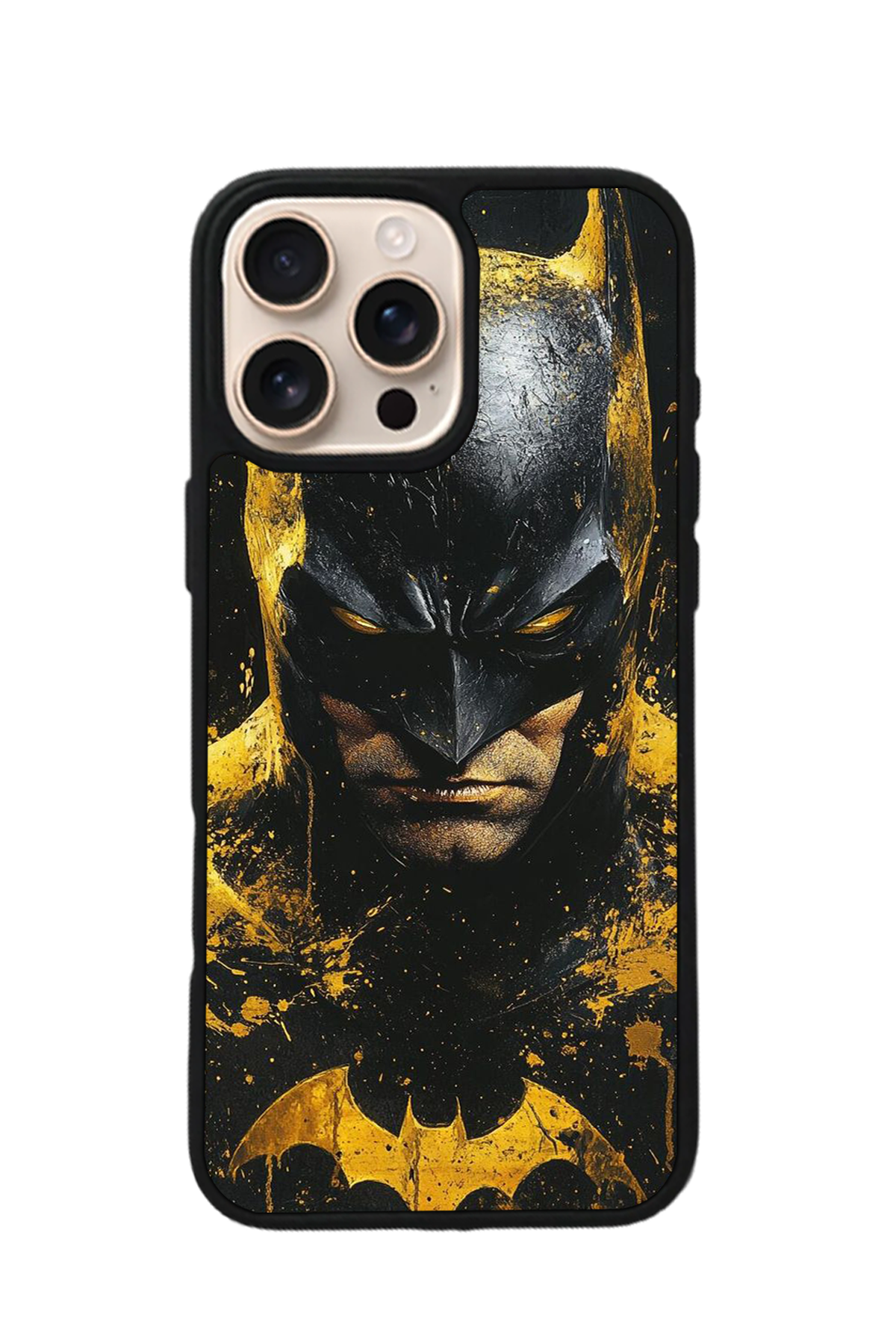 iPhone 15 Pro Uyumlu Batman Tasarımlı Glossy Premium Kılıf