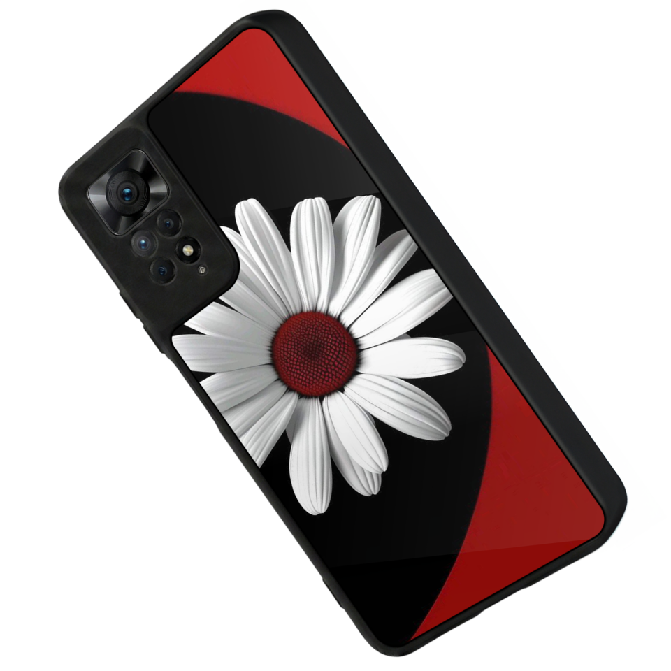 Xiaomi Redmi Note 12 Pro Uyumlu Cicek Tasarımlı Glossy Premium Kılıf