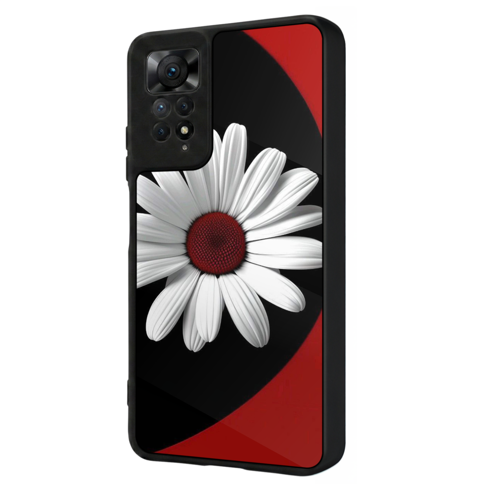 Xiaomi Redmi Note 12 Pro Uyumlu Cicek Tasarımlı Glossy Premium Kılıf