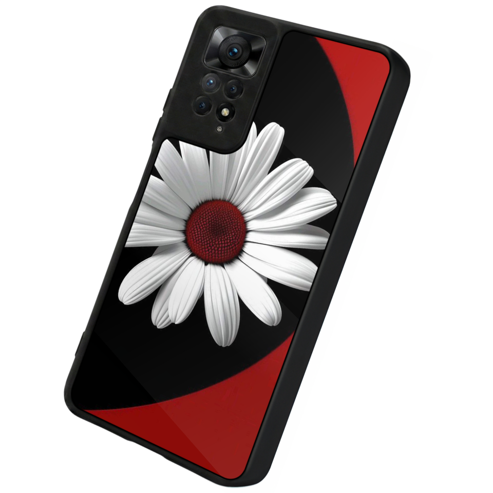Xiaomi Redmi Note 12 Pro Uyumlu Cicek Tasarımlı Glossy Premium Kılıf