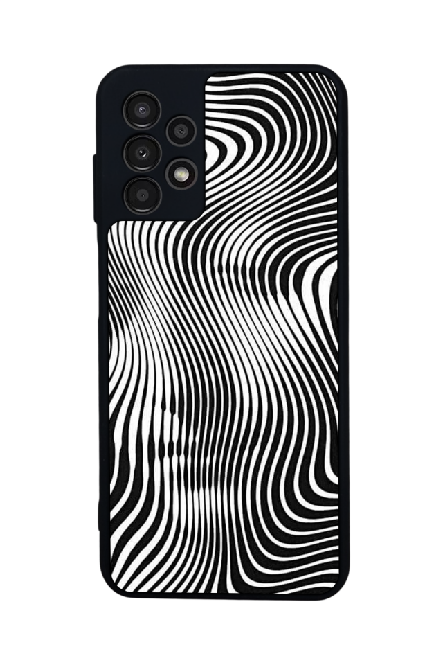 Samsung Galaxy A23 Uyumlu Çizgi Sanatı Tasarımlı Glossy Premium Kılıf
