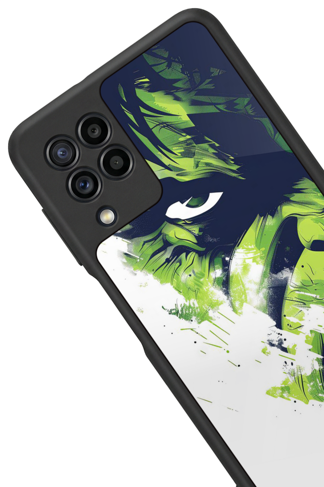 Samsung Galaxy M32 Uyumlu Hulk Tasarımlı Glossy Premium Kılıf