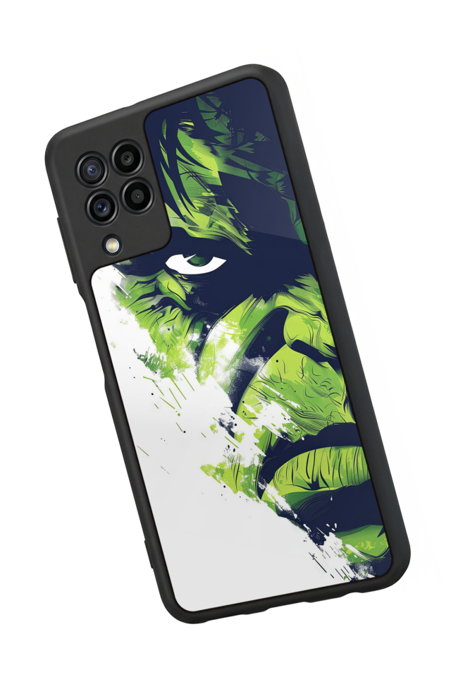 Samsung Galaxy M32 Uyumlu Hulk Tasarımlı Glossy Premium Kılıf