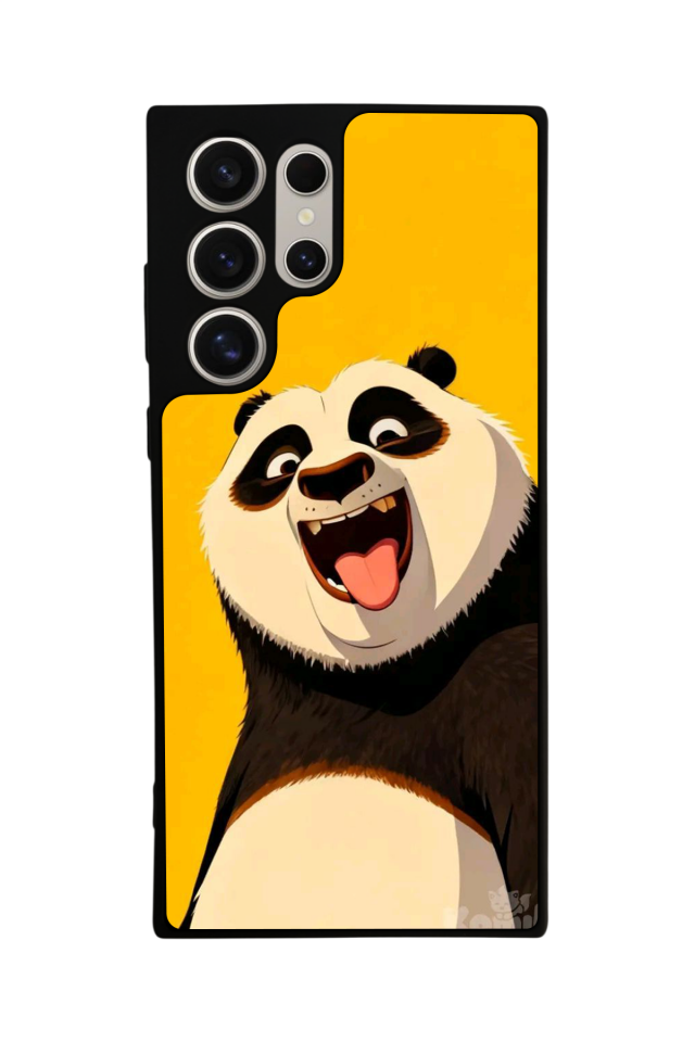 Samsung Galaxy S24 Ultra Uyumlu Kung Fu Panda Tasarımlı Glossy Premium Kılıf