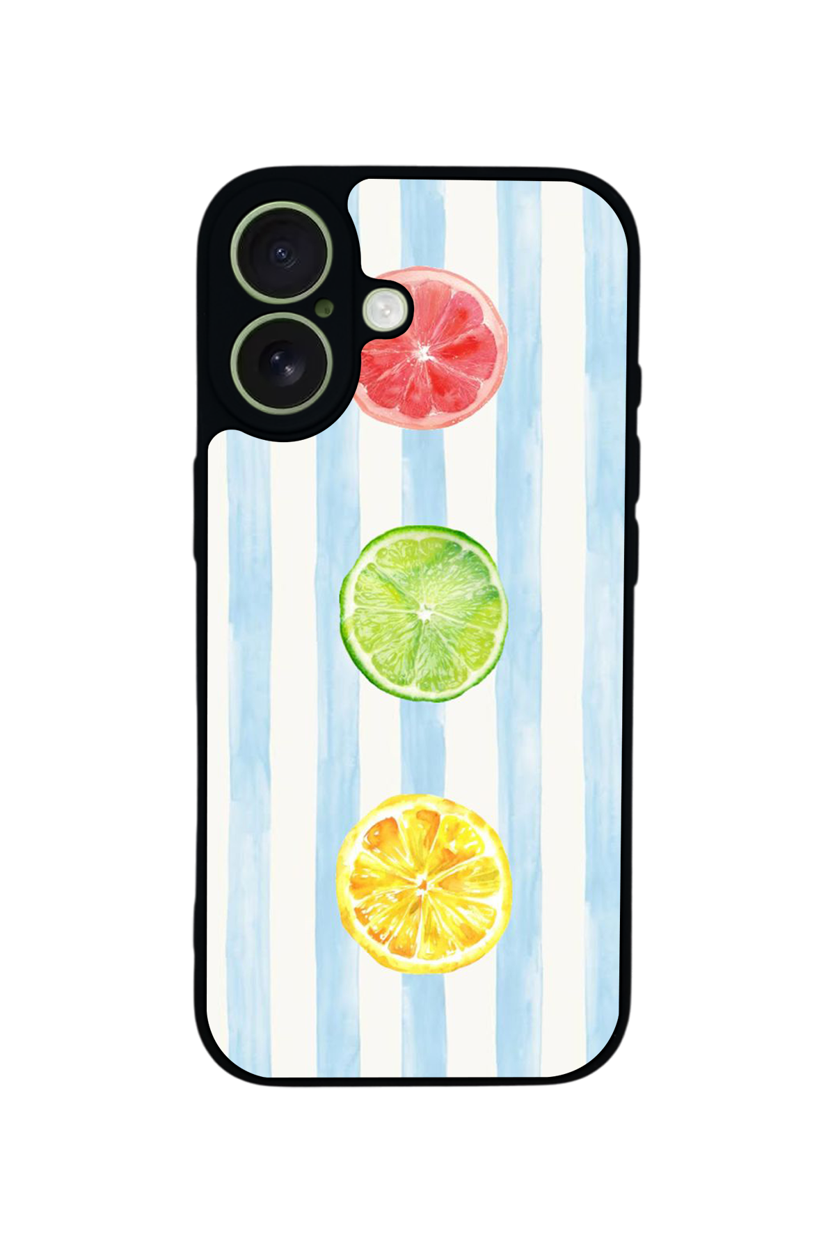 iPhone 17 Uyumlu Limon Tasarımlı Glossy Premium Kılıf