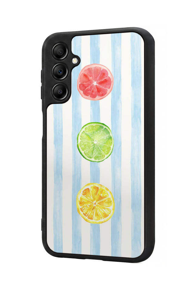 Samsung Galaxy A14 Uyumlu Limon Tasarımlı Glossy Premium Kılıf