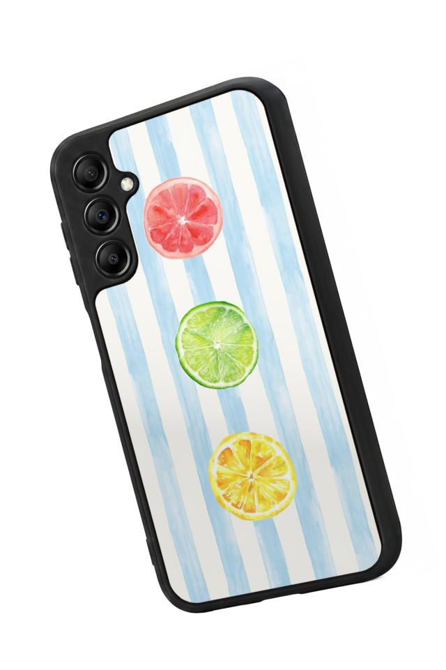 Samsung Galaxy A14 Uyumlu Limon Tasarımlı Glossy Premium Kılıf