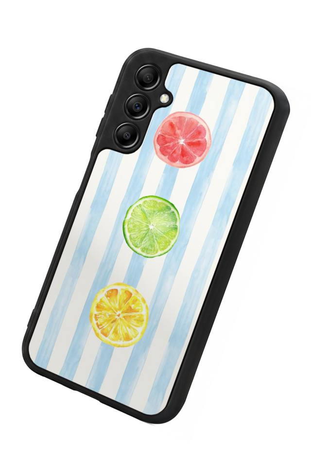 Samsung Galaxy A14 Uyumlu Limon Tasarımlı Glossy Premium Kılıf