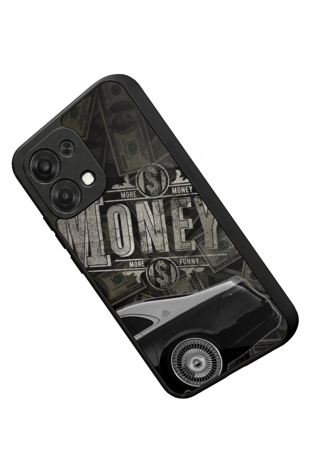Oppo A6 Pro Uyumlu Money Para Tasarımlı Glossy Premium Kılıf