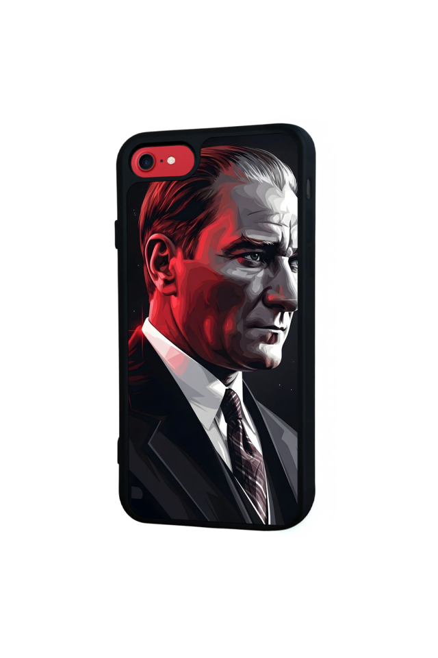 iPhone SE Uyumlu Mustafa Kemal Ataturk Tasarımlı Glossy Premium Kılıf