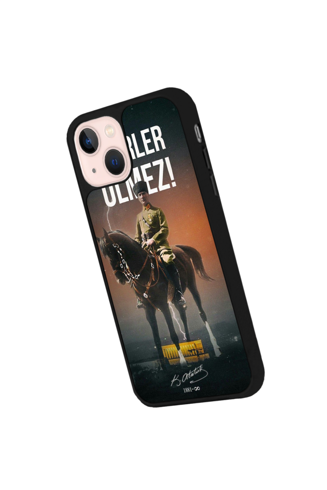 iPhone 15 Uyumlu Mustafa Kemal Ataturk Tasarımlı Glossy Premium Kılıf