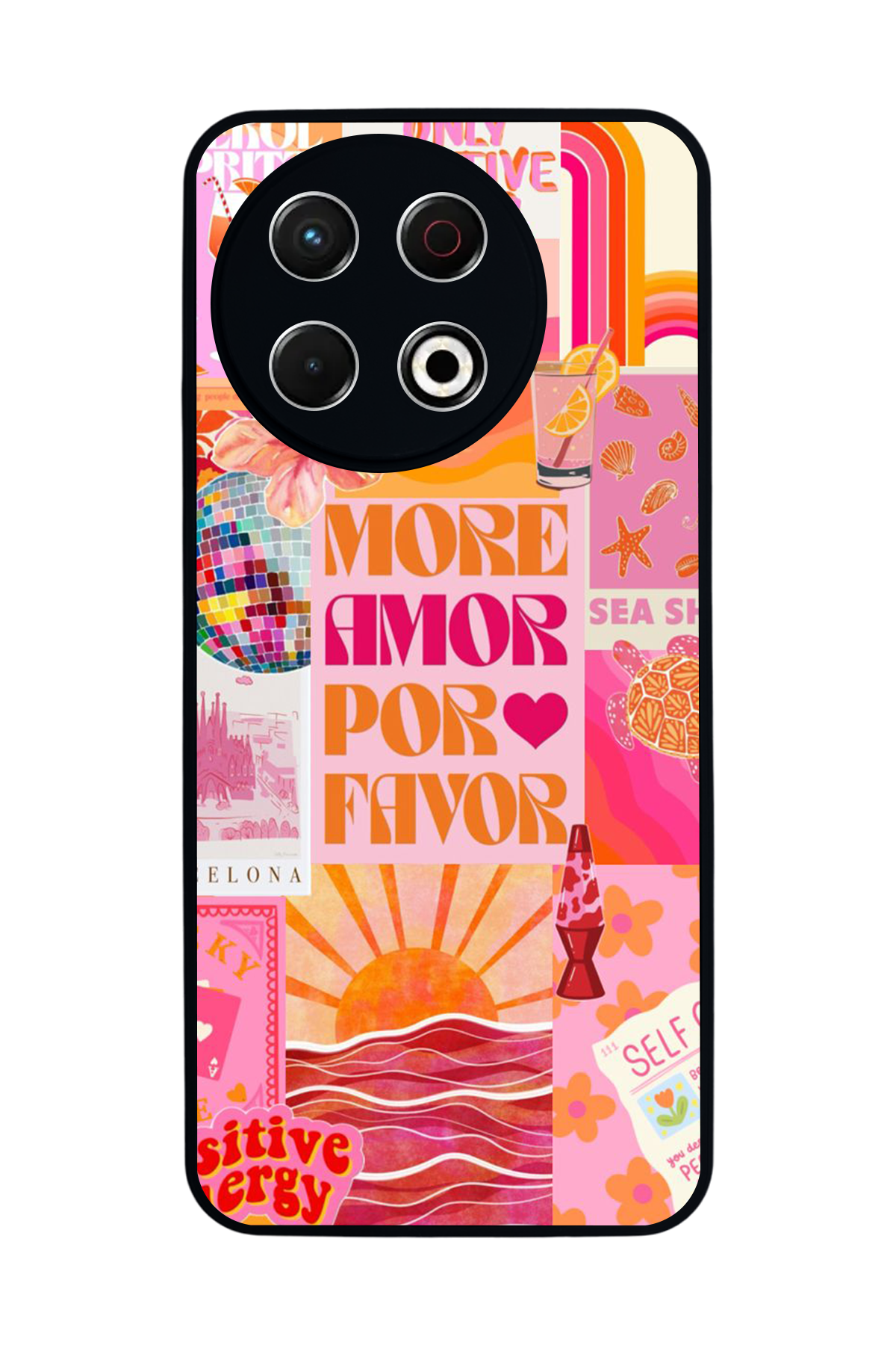 Tecno Spark 30 Pro Uyumlu Poster Tasarımlı Glossy Premium Kılıf