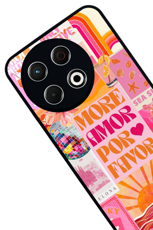 Tecno Spark 30 Pro Uyumlu Poster Tasarımlı Glossy Premium Kılıf