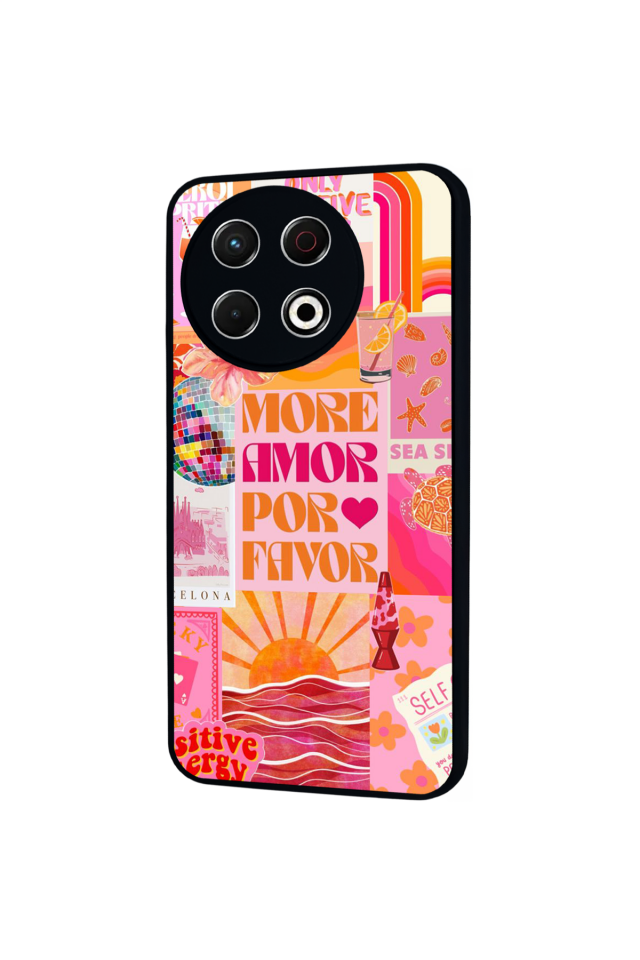 Tecno Spark 30 Pro Uyumlu Poster Tasarımlı Glossy Premium Kılıf