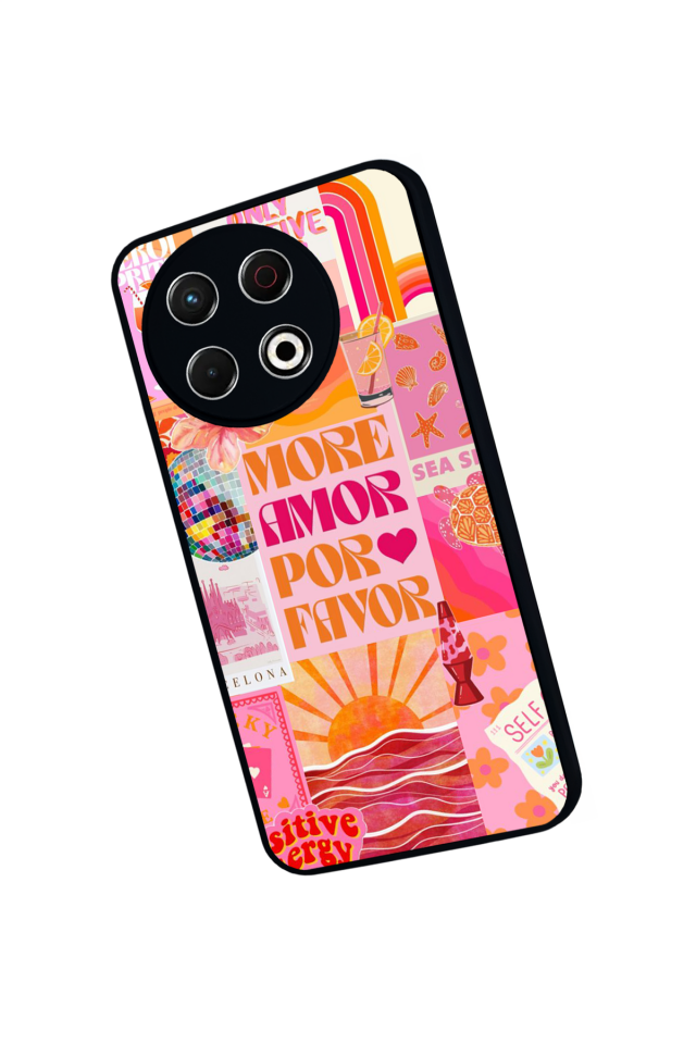 Tecno Spark 30 Pro Uyumlu Poster Tasarımlı Glossy Premium Kılıf