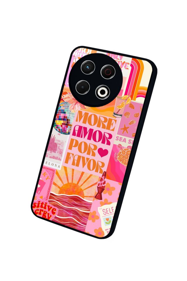 Tecno Spark 30 Pro Uyumlu Poster Tasarımlı Glossy Premium Kılıf