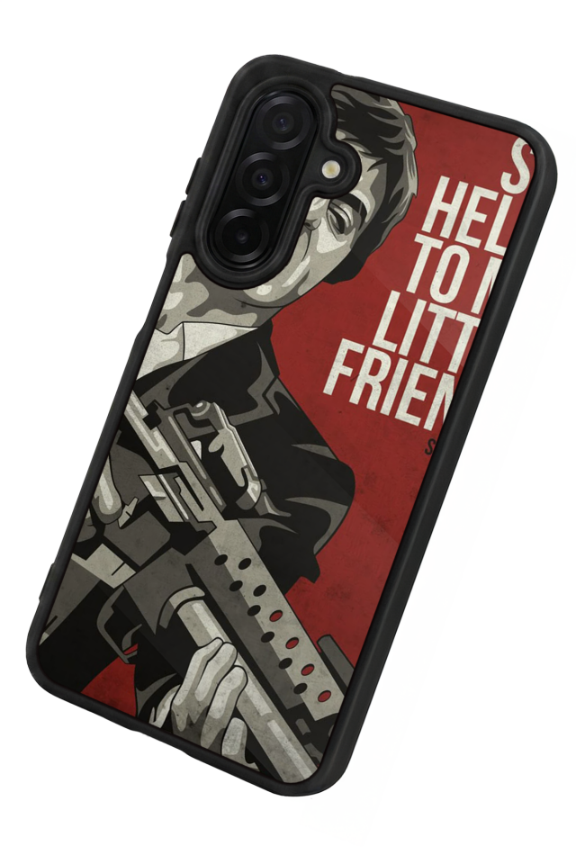 Samsung Galaxy A56 Uyumlu Scarface Tasarımlı Glossy Premium Kılıf