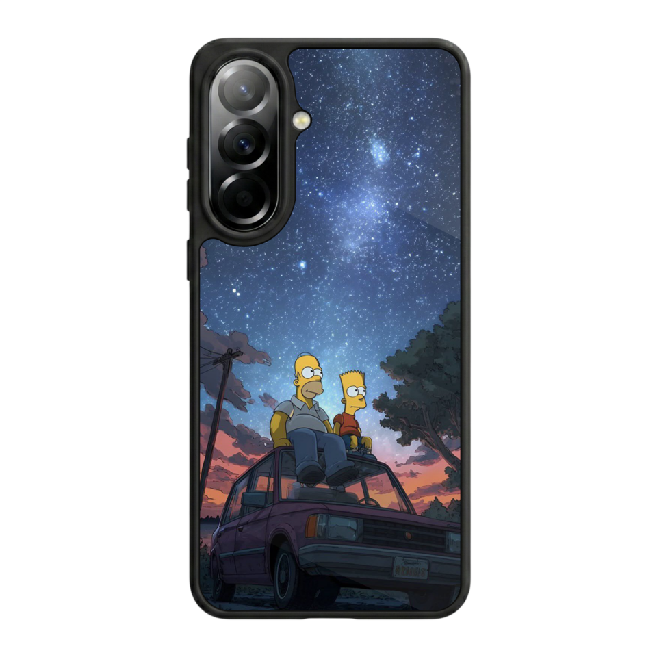 Samsung Galaxy A57 Uyumlu The Simpsons Tasarımlı Glossy Premium Kılıf