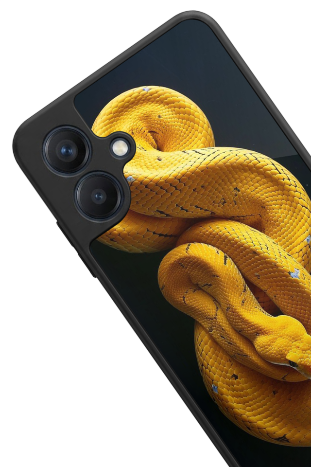 Samsung Galaxy A07 Uyumlu Yılan Tasarımlı Glossy Premium Kılıf