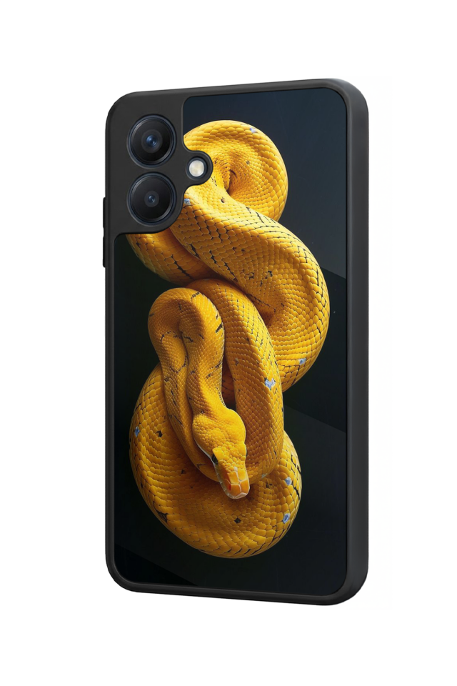 Samsung Galaxy A07 Uyumlu Yılan Tasarımlı Glossy Premium Kılıf