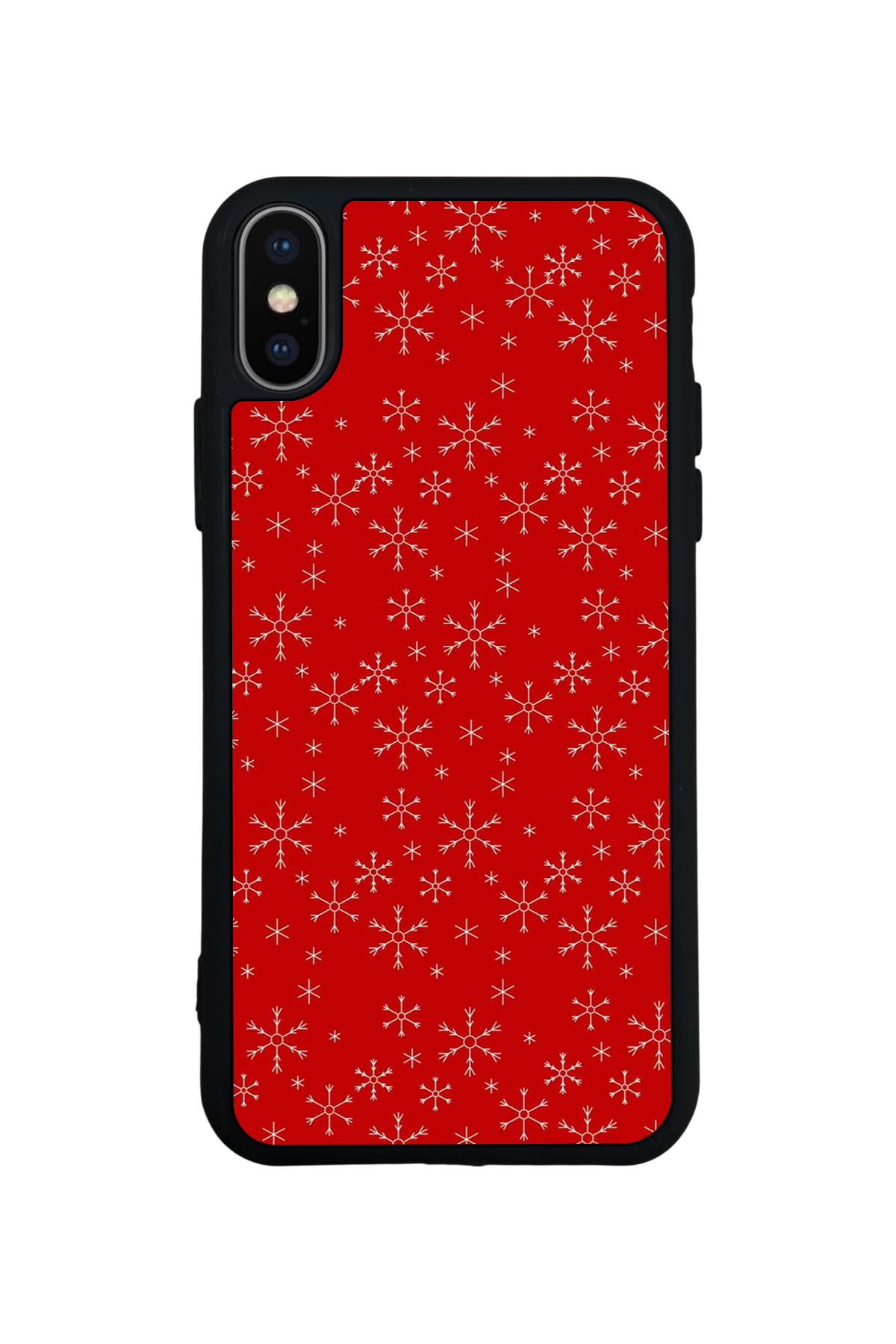 iPhone X/ XS Uyumlu Yilbasi Christmas Tasarımlı Glossy Premium Kılıf