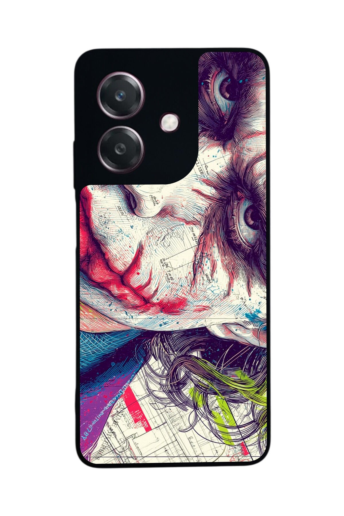 Oppo A3 5G Uyumlu Joker Tasarımlı Glossy Premium Kılıf