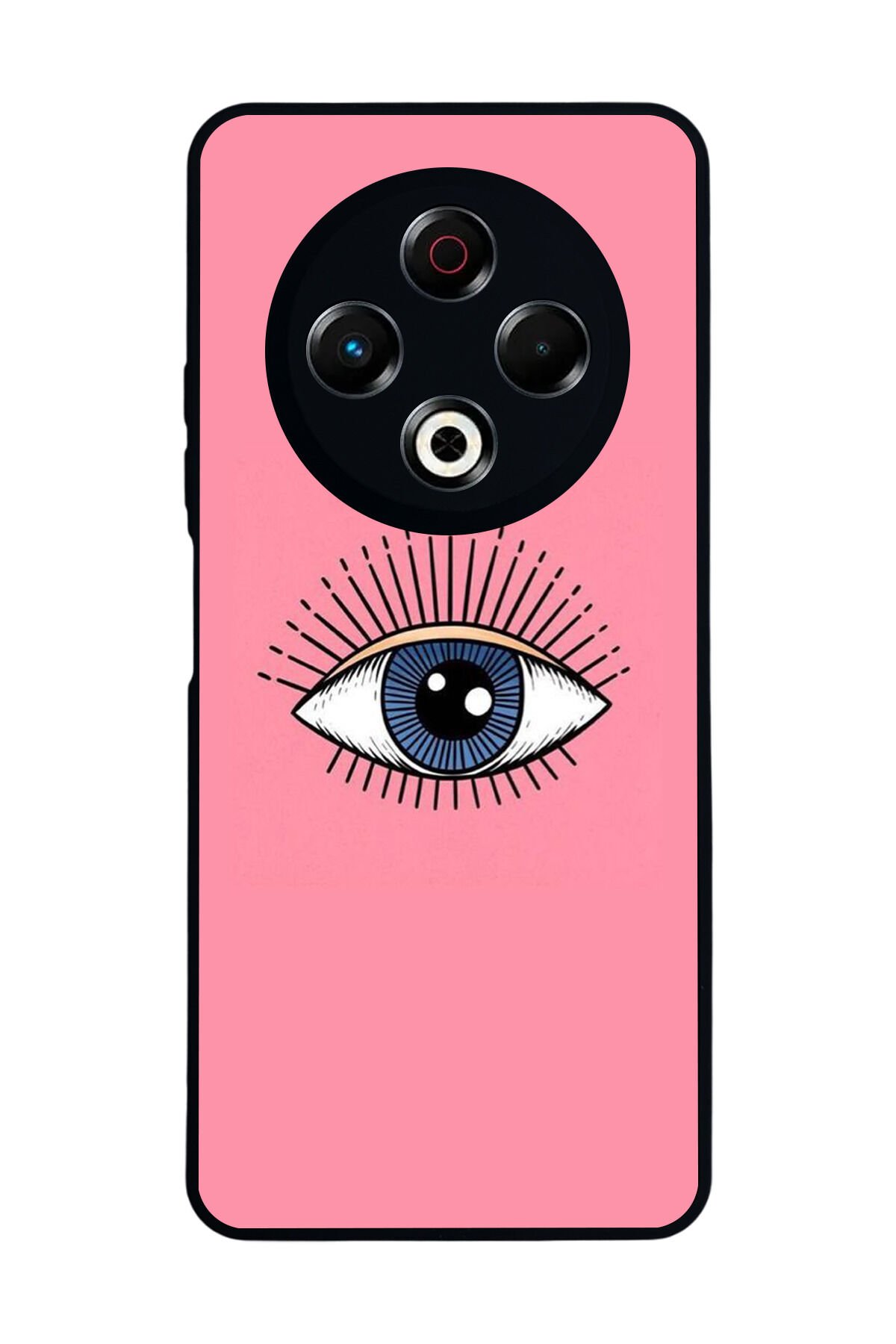 Tecno Spark 30 Uyumlu Göz Tasarımlı Glossy Premium Kılıf