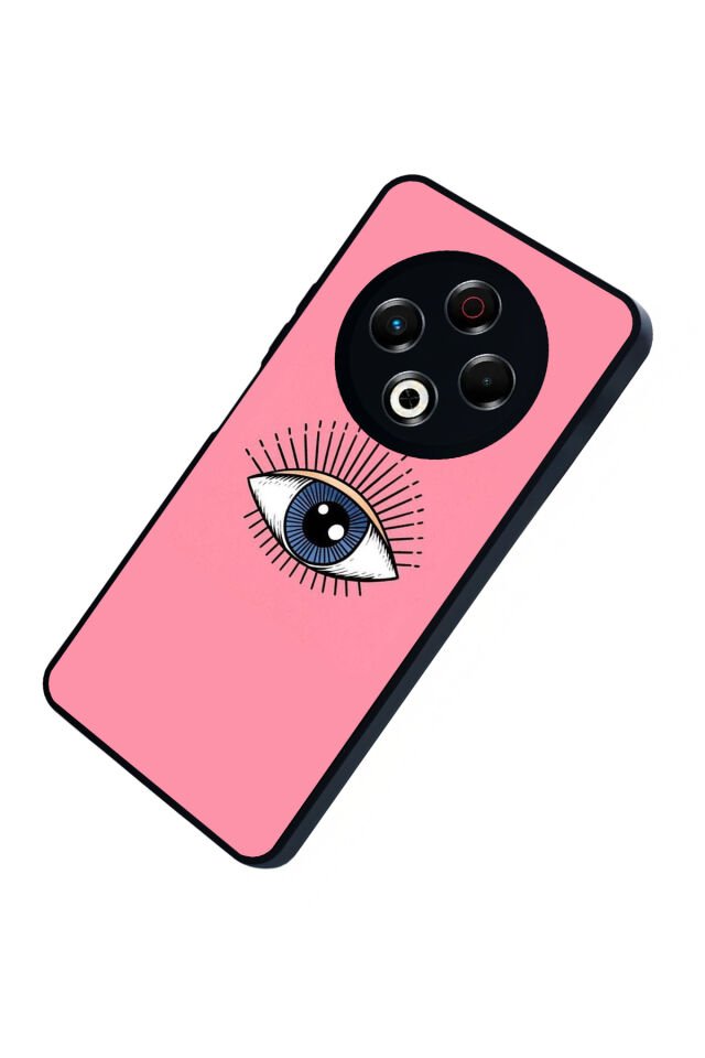 Tecno Spark 30 Uyumlu Göz Tasarımlı Glossy Premium Kılıf