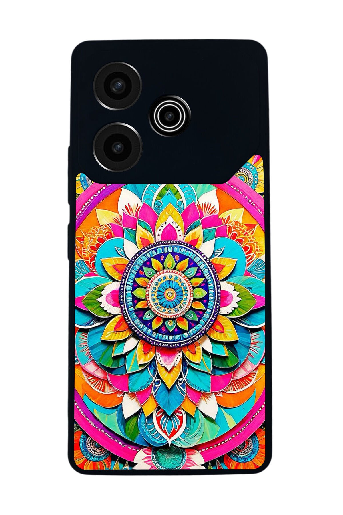 Tecno Pova 6 Uyumlu Mandala Tasarımlı Glossy Premium Kılıf