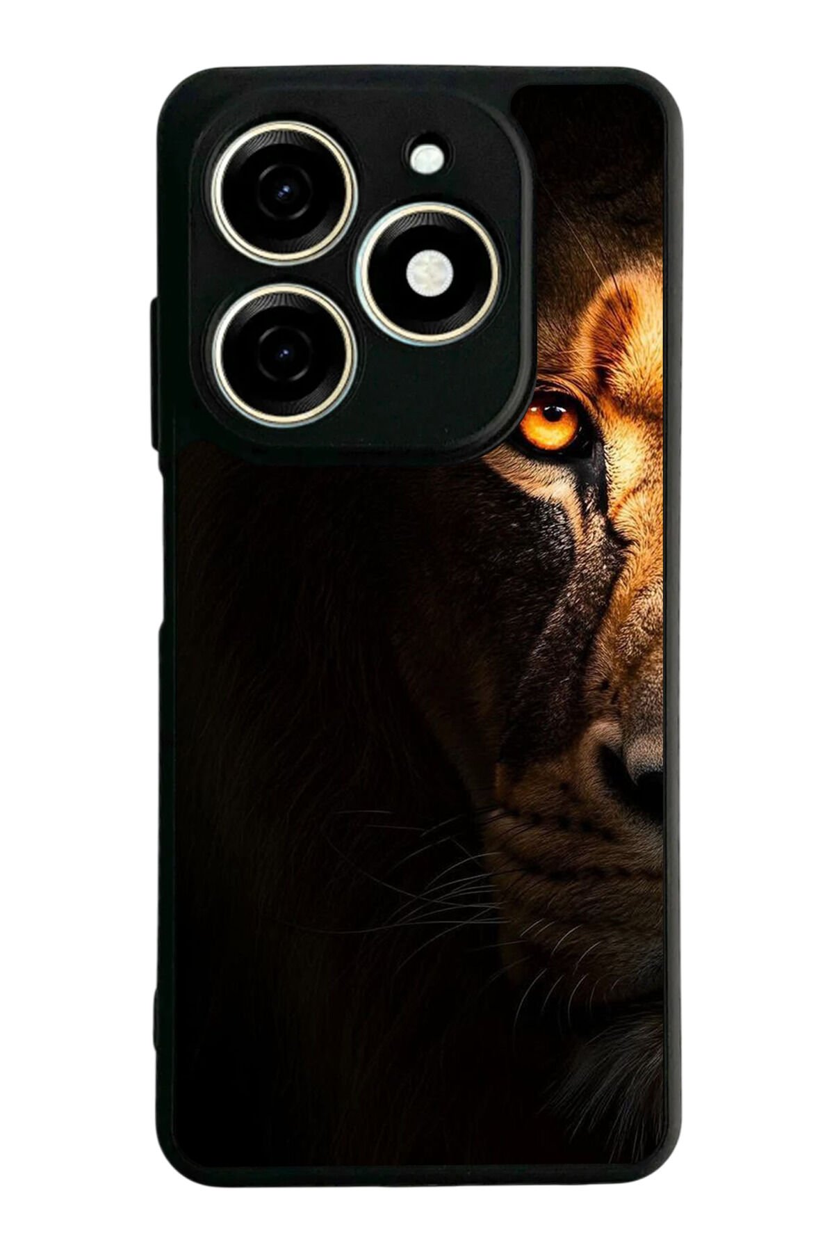 Infınıx Smart 8 Pro Uyumlu Aslan Tasarımlı Glossy Premium Kılıf