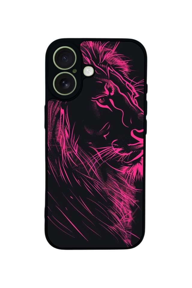 iPhone 17 Uyumlu Aslan Tasarımlı Glossy Premium Kılıf