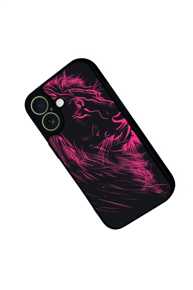 iPhone 17 Uyumlu Aslan Tasarımlı Glossy Premium Kılıf