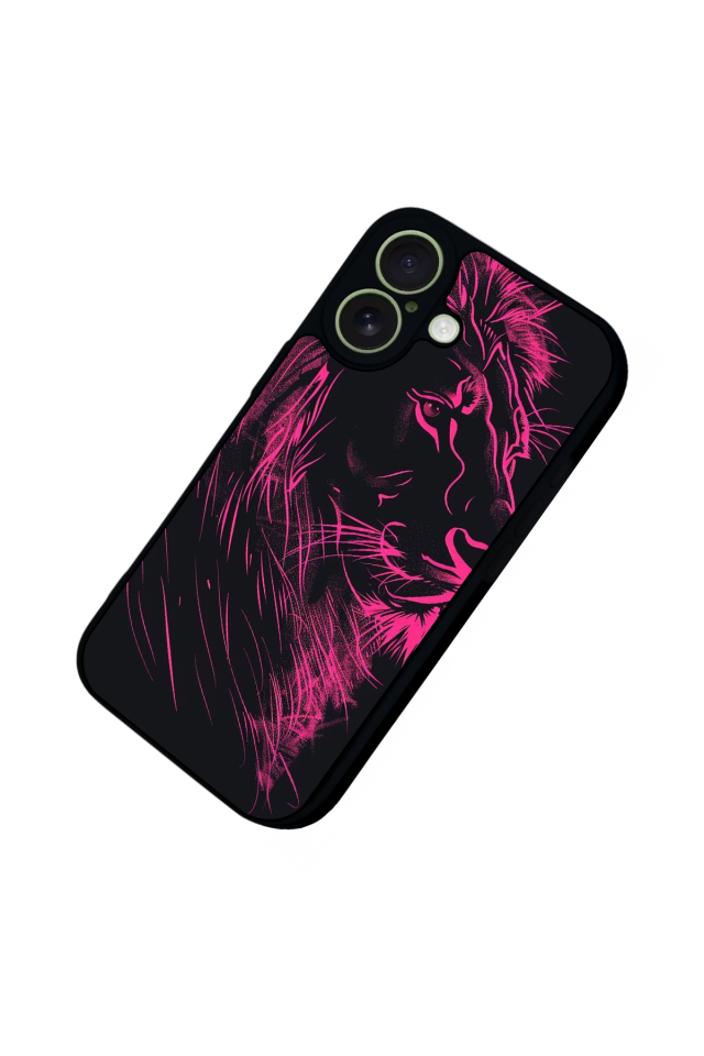 iPhone 17 Uyumlu Aslan Tasarımlı Glossy Premium Kılıf