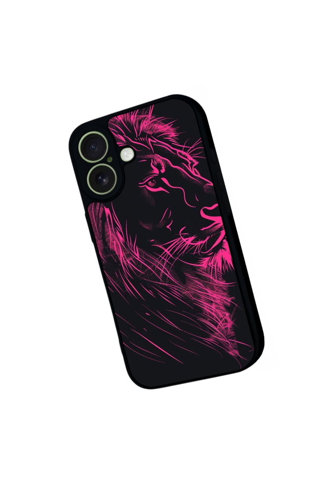 iPhone 17 Uyumlu Aslan Tasarımlı Glossy Premium Kılıf