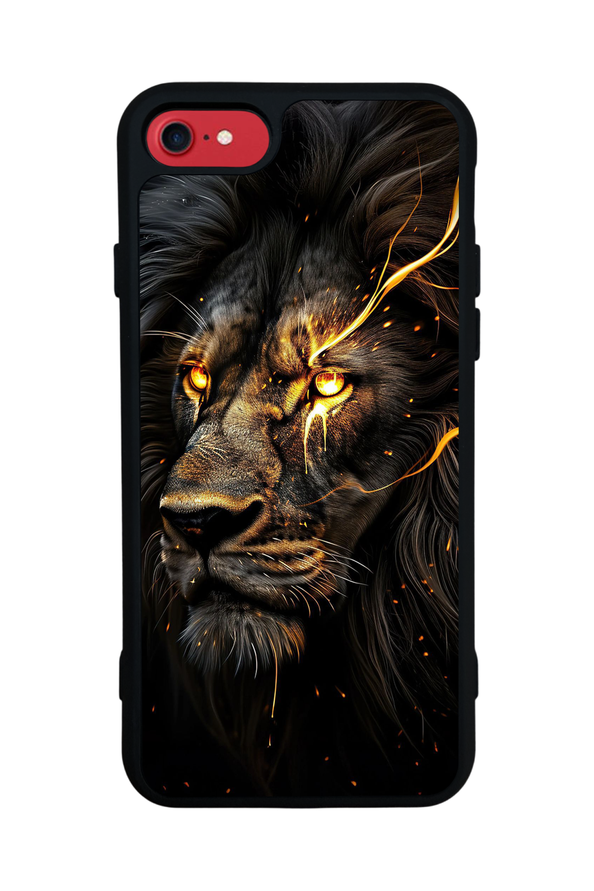 iPhone 7 Uyumlu Aslan Tasarımlı Glossy Premium Kılıf