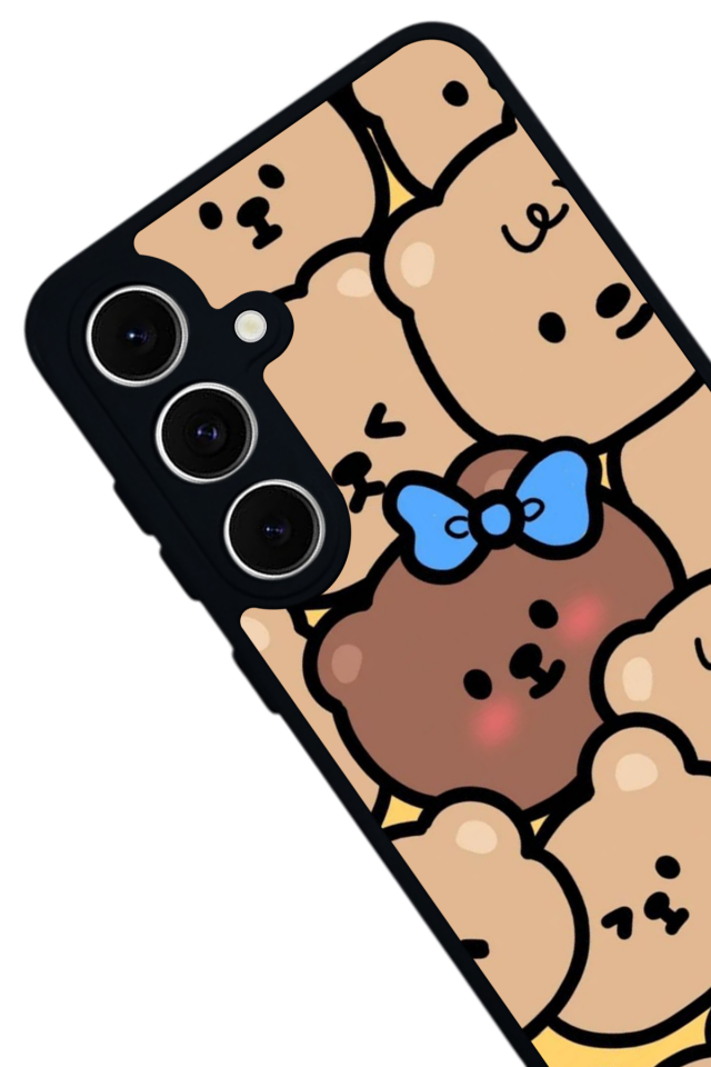 Samsung Galaxy A16 Uyumlu Ayı Tasarımlı Glossy Premium Kılıf