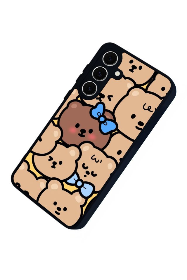 Samsung Galaxy A16 Uyumlu Ayı Tasarımlı Glossy Premium Kılıf