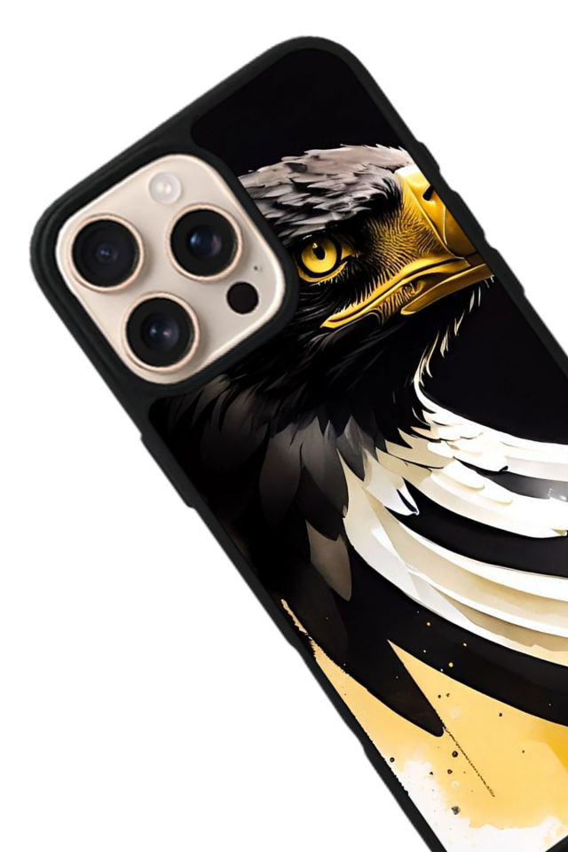 iPhone 16 Pro Uyumlu Besiktas Tasarımlı Glossy Premium Kılıf