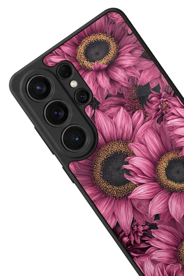 Samsung Galaxy S26 Ultra Uyumlu Cicek Tasarımlı Glossy Premium Kılıf