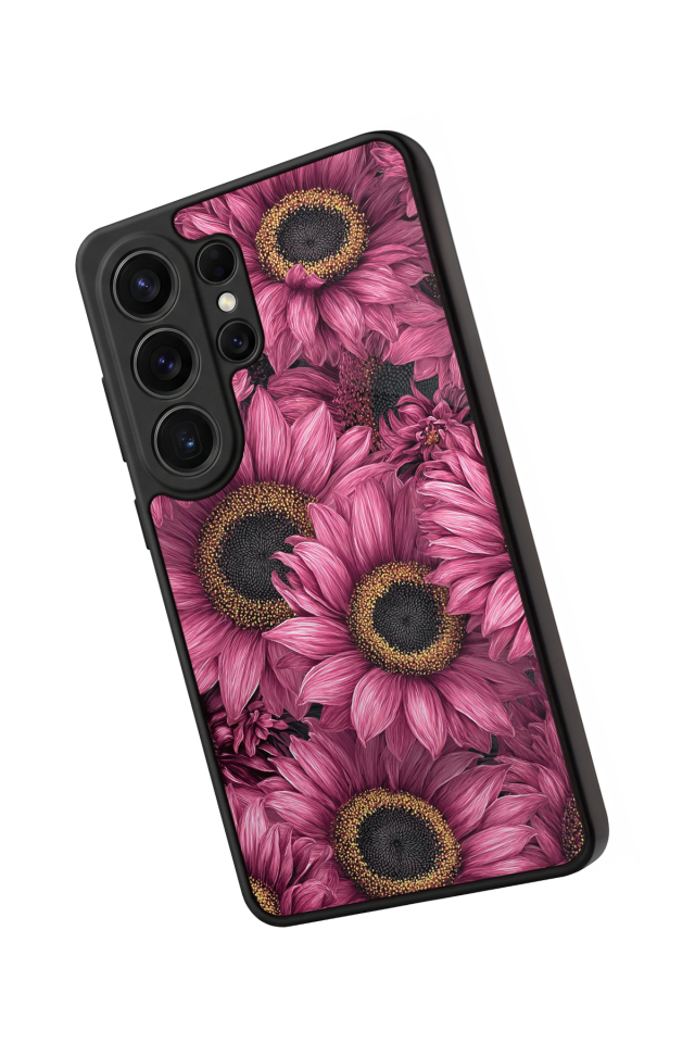 Samsung Galaxy S26 Ultra Uyumlu Cicek Tasarımlı Glossy Premium Kılıf