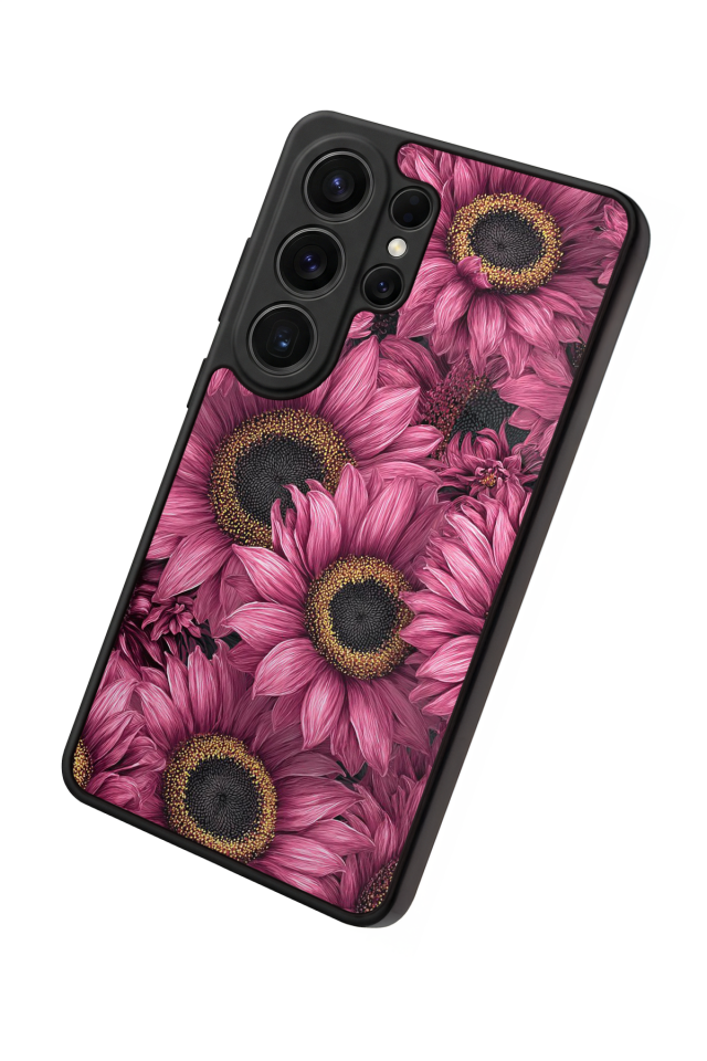 Samsung Galaxy S26 Ultra Uyumlu Cicek Tasarımlı Glossy Premium Kılıf