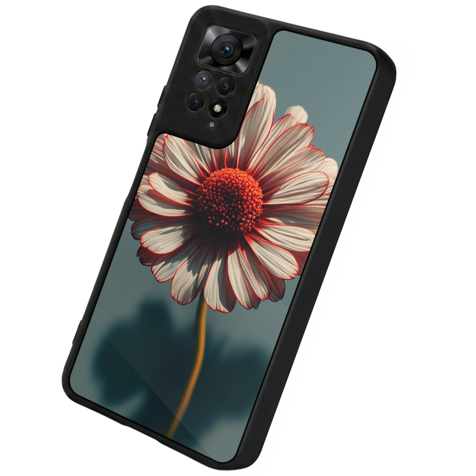 Xiaomi Redmi Note 12 Pro Uyumlu Cicek Tasarımlı Glossy Premium Kılıf